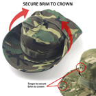 Boonie Bucket Hats Outdoor Fishing Hunting Wide Brim Mesh Camo Safari Sun Cap