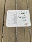 Arnold Palmer  Jack Nicklaus  Signed Masters Score Cards Psa  Ao82929 Ao82930