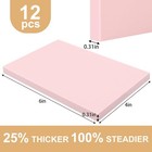 Sghuo 12pcs 4 x6  Pink Rubber Carving Blocks Linoleum Block Stamp Making Kit 