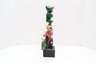 Vtg Northwest Coast Native American Hand Carved Painted Wood Totem Pole 12 5 