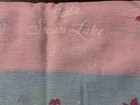 Very Rare Mattel 2003 Y2k Flannel Twin Flat Sheet Barbie Swan Lake Dan Rivers