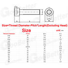 5 16 -18 Socket Head Cap Screws Stainless Steel Allen Bolts All Lengths 1 2 -3 