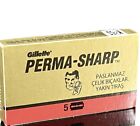 100 Perma Sharp Double Edge Safety Razor Blades  20 Packs Of 5  - Teflon Coated