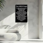 The Lord s Prayer Quotes Poster Our Father Prayer Poster Canvas Wall Decor