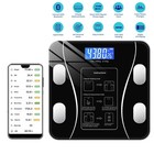 Digital Bathroom Scale For Bmi Smart Bluetooth Scale Lcd Display 400lbs