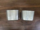 Lot Of 2 Original Us Military Issue Stainless Steel Canteen Cup Authentic Vgc