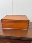 Antique Dovetailed Primitive Walnut Bible Box 1860 Pa Document Collector