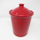 Fiesta Scarlet Red 2 Quart Medium Canister 9  Fiestaware With Gasket