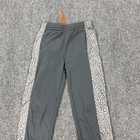 Jordan Pants Youth Large 12-13 Yrs Gray Therma-fit Fleece Track Basketball