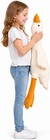 Goose Stuffed Animal Pillow Toy soft White Swan Plush 17 7in 45cm