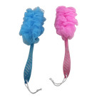 Bath Loofah Exfoliating Sponge Back Scrubber Shower Brush Pink   Blue 2 Pack