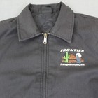 Dickies Jacket Mens Medium Black Eisenhower Quilted Lined Workwear Frontier Logo