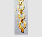 Jo  l Bracelet Very Rare Genuine Vintage Golden Chunky Chain Link Signed