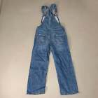 Gap Kids Loose Medium Wash Overalls Denim Blue Sz S 6 7 0001