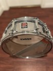 Vintage Premier Chrome Steel Snare Drum 14   x 6   - Made In England 