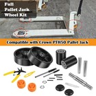 For Crown Pth50 Pallet Jack   Truck Full Kit Steering Wheels 7  X 2  Front Load