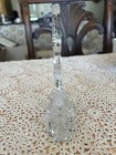 Art Deco Perfume Bottle Made In Czechoslovakia Glass Cut Crystal With Stopper