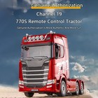 Huina 1501 Rc Scania 770s Tractor Unit 1502 3-axle Semi Trailer     1 18 Scale