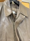 Vintage Italian Leather Coat Eisenhower Ike Style Bomber  Mario Vittorio 