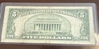 1953  5 Five Dollar Silver Certificate Blue Seal
