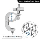 2 Inch Truss Clamp Stage Light Trigger Clamp  Heavy Duty 440lb Premium Stage    
