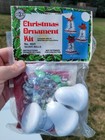Holiday Industries Silver Bells Makes 3 Sequin Bead Christmas Ornament Kit Nos