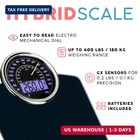 Hybrid Bathroom Scale Analog Digital Display Lcd Precision Body Weight Scale 400