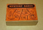 Taybern Equipment Co  Mystery Radio-crystal Set-1949-original Box-cool Graphics