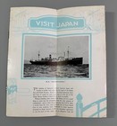 1929 Osaka Shosen Kaisha Osk Japan Cruise Brochure Map Ms Santos Maru Mt Fuji