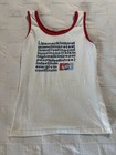 Vintage Pepsi Feelin Free Campus Tank Top 70s 80s Lipsmakin Youth Size 14