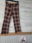 Vintage Sears boys Sz  Slim 10  Plaid Corduroy  flair Bottom  Vgc 