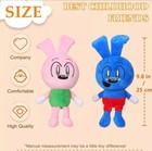 Riggy The Rabbit Monkey Plush Stuffed Figure Bunny Doll Christmas Gift For Kids