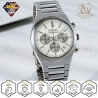 Seiko Men s Watch Chronograph Quartz White Dial Stainless Steel Bracelet Ssb451