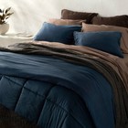 Euro Textured Waffle Pillow Sham Dark Fig - Casaluna