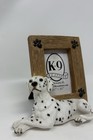 3d K-9 Kreations Photo Painted Dalmatian Dog Picture Frame 2 5  X 3 5 