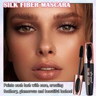 2 Pack 4d Silk Fiber Lash Mascara lengthening And Thick long Lasting Waterproof