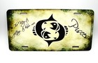 Zodiac Pisces Metal Car Novelty License Plate  Astrology Horoscope