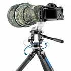 Leofoto Vh-30r Two-way Panoramic Tele Lens Head W Handle Arca rrs Compatible