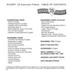 Ruger Mark Pistol Manual Book Takedown Mark I   Ii 22  22 Guide Gun-guides 2024