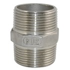 1-1 4  1 25 Inch Male Pipe Fitting Hex Nipple Npt Stainless Steel 304 Connector
