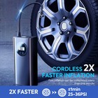 150 Psi Air Compressor Tire Inflator Fits Car Moto Bike Tires Air Pump Cordless