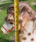 Wellmade Hh G Metal Toy Rolling Riding Stering Bronco Horse Made In England 1950