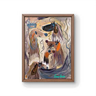 Whimsical Pet Animal Dog 5 Puppy Party 11x14 Original Painting Home Art Design