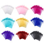 100x Sheer Organza Wedding Party Favor Gift Candy Bags Jewelry Pouches 3x4  5x7 