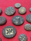 Confederate Flower Button Civil War Dug Relic Lot - Richmond  Virginia