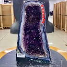 19 58lb Large Natural Amethyst Geode Cathedral Crystal Cluster Specimen Healing 