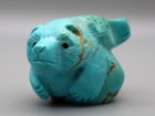 Michael Coble Turquoise Zuni Bear Quartet Fetish