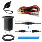 12v Cigarette Lighter Socket Power Plug Outlet Car Marine Motorcycle Receptacle