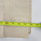 Vtg Lot Linen Floral Table Scarf Needlepoint Zweigart Fabric Only Metal Hoop