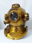Full 18  Size Marine Sea Scuba Us Navy Mark V Diving Divers Helmet Solid Steel